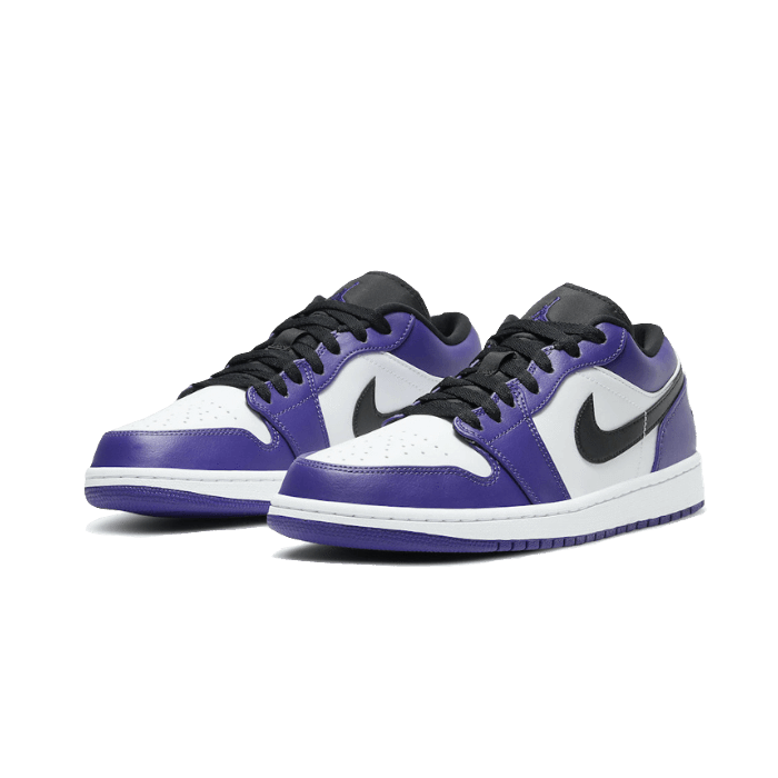 Jordan 1 Low Court Purple White